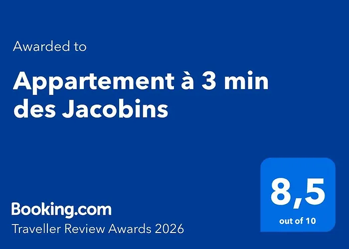 Daire A 3 Min Des Jacobins *